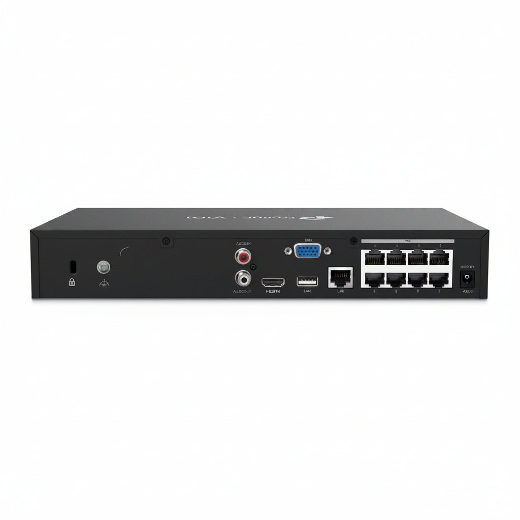 TP-Link VIGI NVR1008H-8MP 8-Channel PoE Network Video Recorder