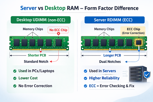How to Choose the Right RAM: A Deep Dive into Server vs. Desktop Memory