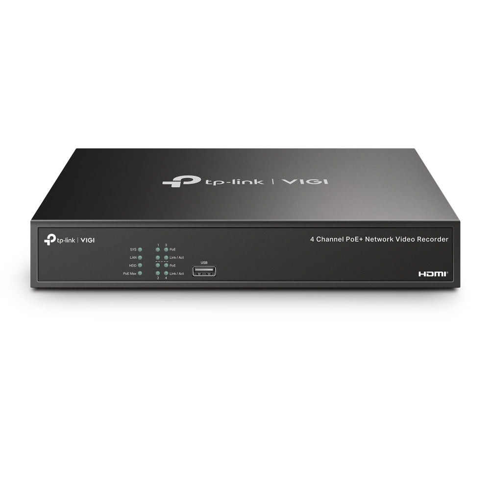 TP-Link VIGI NVR1004H 4-Channel Network Video Recorder