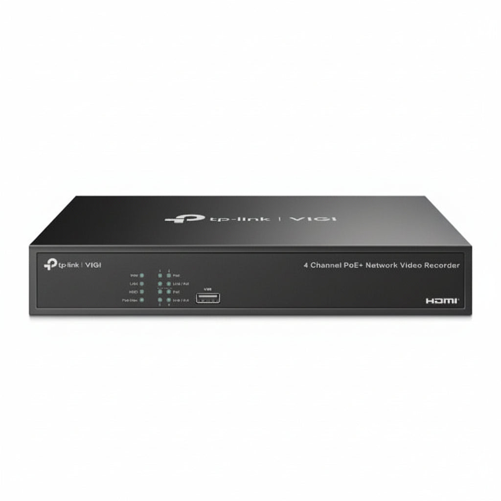 TP-Link VIGI NVR1004H-4P 4-Channel PoE Network Video Recorder