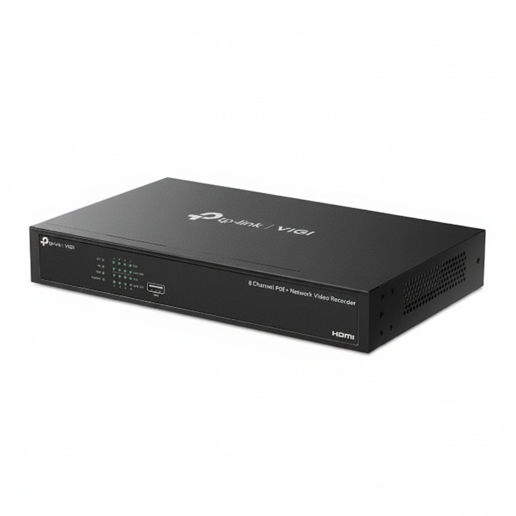 TP-Link VIGI NVR1008H-8MP 8-Channel PoE Network Video Recorder
