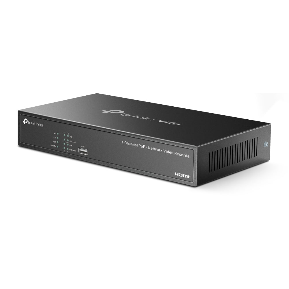 TP-Link VIGI NVR1004H 4-Channel Network Video Recorder